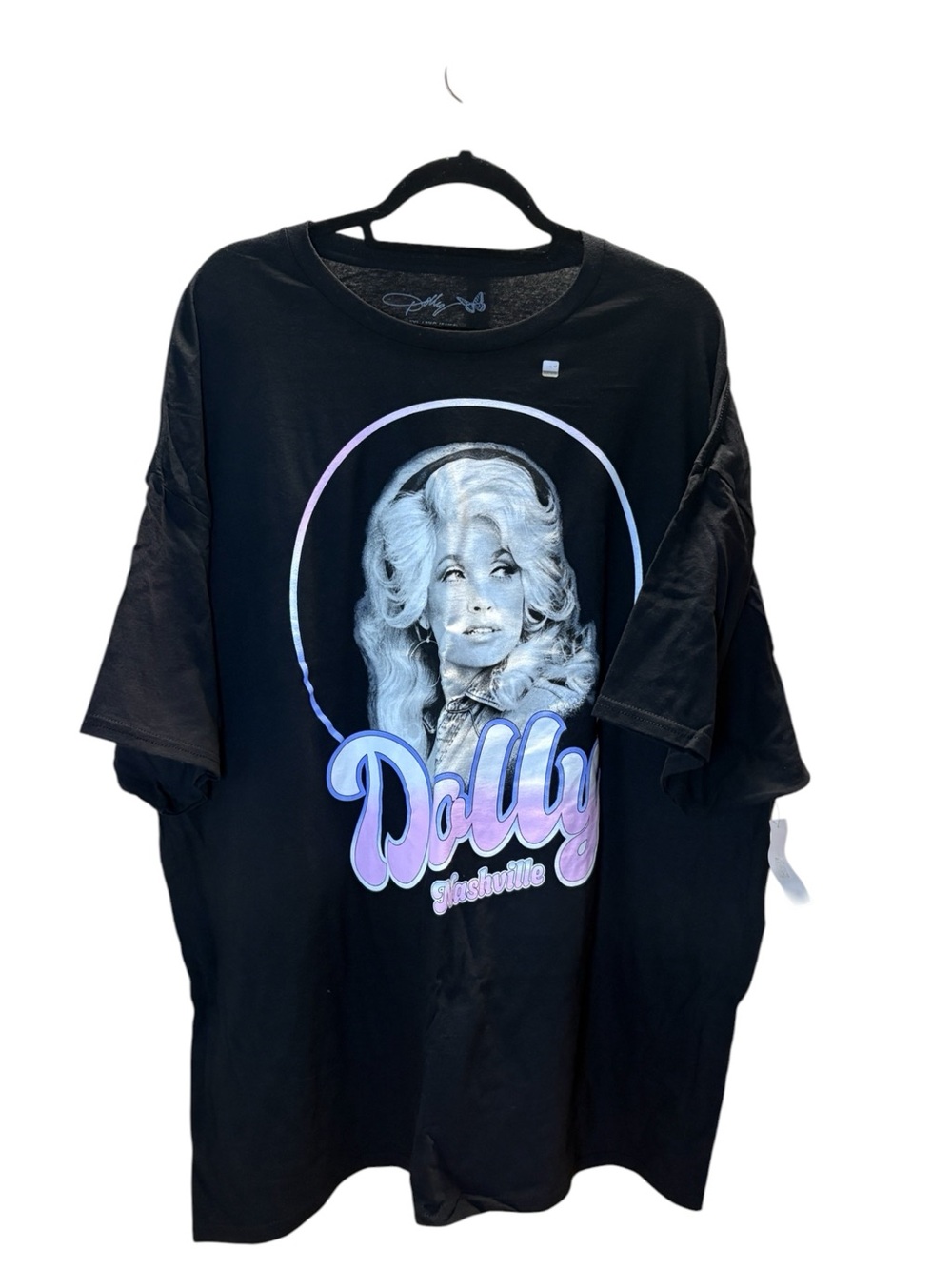 Dolly Nashville Black Graphic Tee
